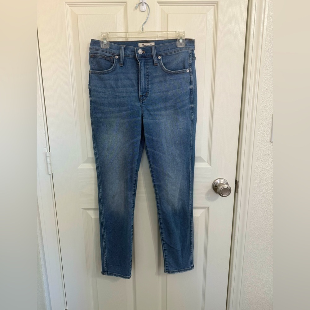 NWT Madewell 10" High-Rise Skinny Crop Jeans in Sheffield Wash, size 27 - Picture 3 of 7